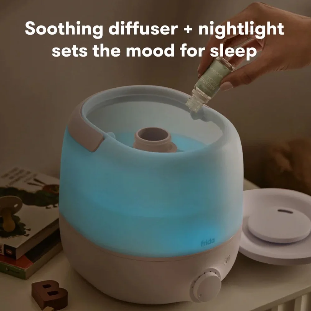Fridababy 3-in-1 Humidifier with Diffuser and Nightlight - White
